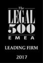 The LEGAL 500 EMEA - Leading Firm 2017