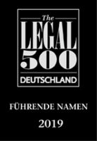 The LEGAL 500 Deutschland - Führende Namen 2019